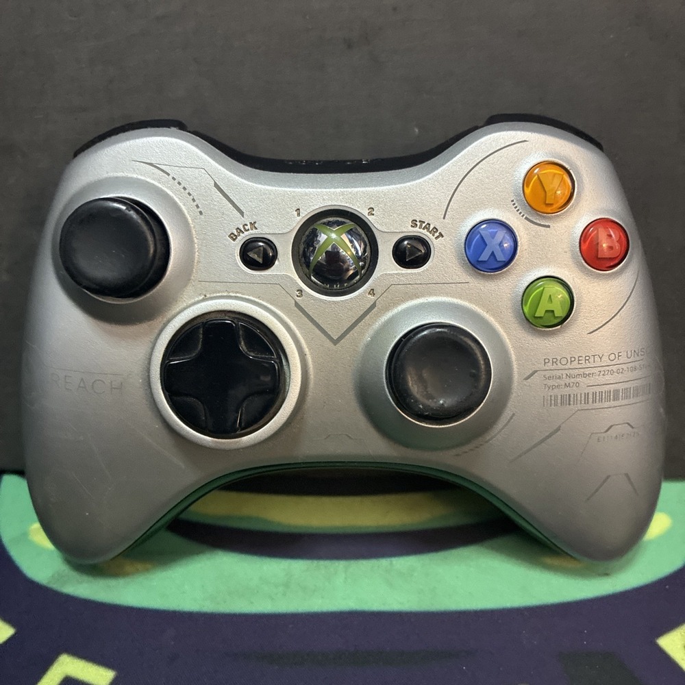 Microsoft Xbox 360 Wireless Controller Halo Reach Limited Edition Tested D3